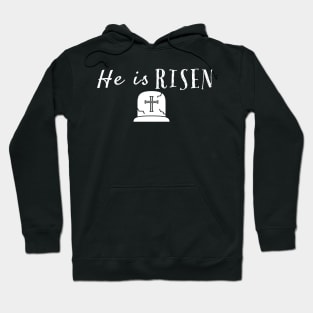 He Is Risen Cool Inspirational Easter Christian Hoodie